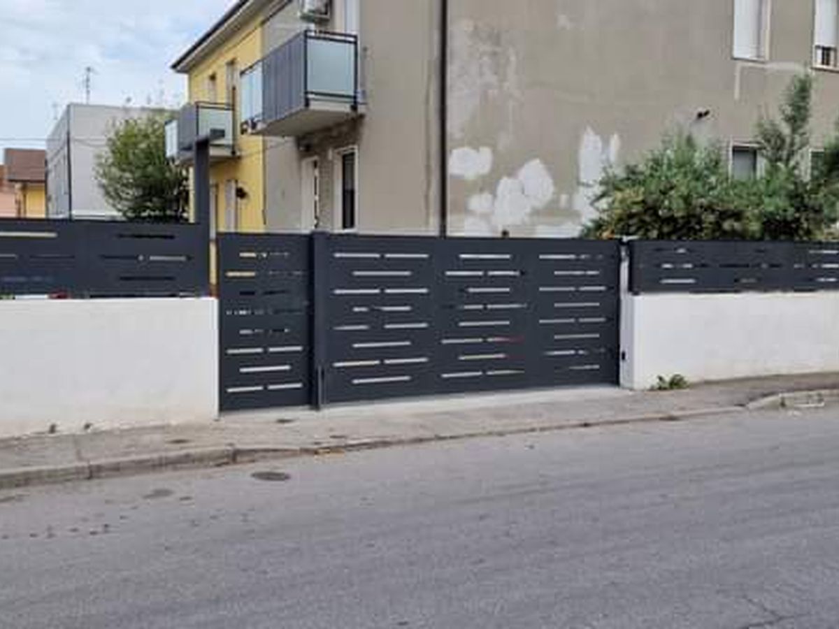 Cancello carrabile in alluminio